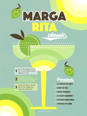 Retro koktejl Margarita