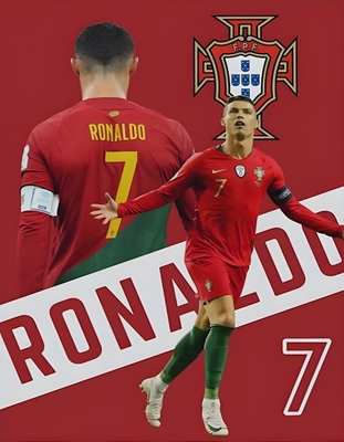 Poster di calcio di Ronaldo