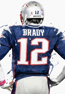 Tom Brady Nova Inglaterra Poster