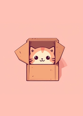 kitten in a cardboard box