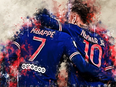 Neymar & Kylian Mbappé