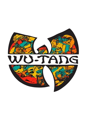 Poster dei simboli del clan Wu-Tang