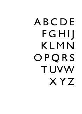 Alfabet A-Z