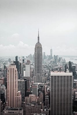 New York Citys skyline USA
