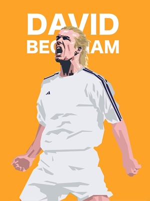 David Beckham w sztuce wektorowej