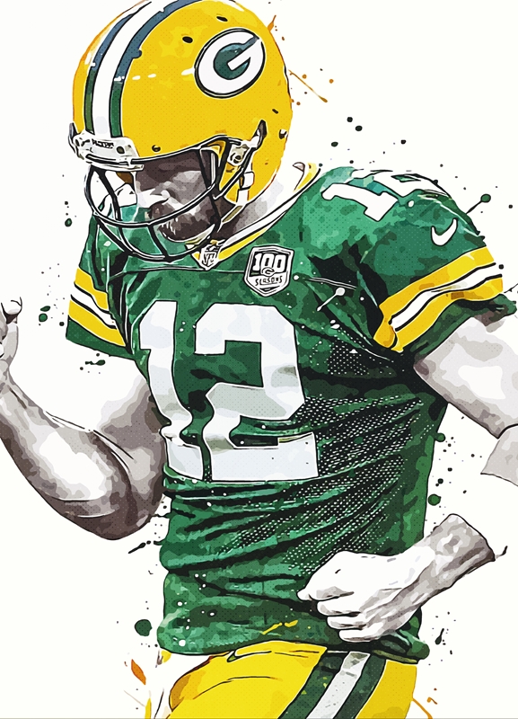 Aaron Rodgers posters & prints by ArtStyle Funny - Printler