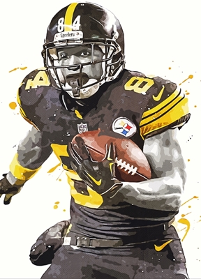 Antonio Brown posters & prints by ArtStyle Funny - Printler