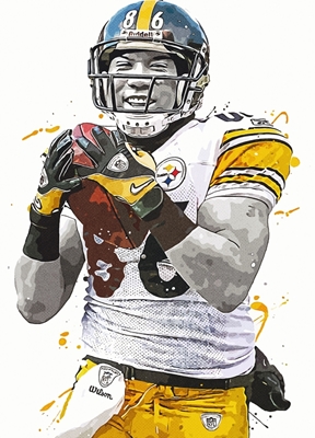 Hines Ward posters & prints by ArtStyle Funny - Printler