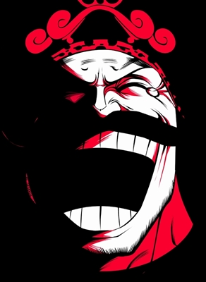 Anime one piece Roger smile