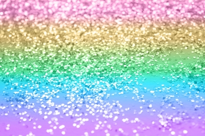 Regnbue enhjørning Glitter 2 