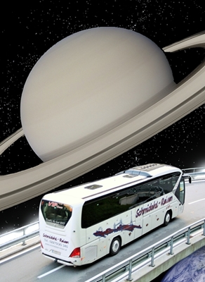 Weltraum-Bus