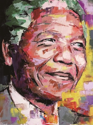 Nelson Mandela i fyrfärg