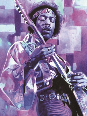 Foschia viola Jimi Hendrix