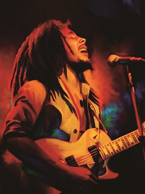 Bob Marley na pódiu