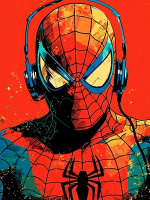 Spiderman-hovedtelefoner