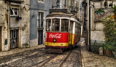 Tram a Lisbona