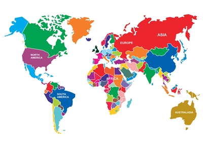 Die bunte Welt Karte