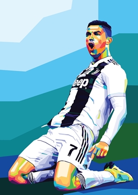 Cristiano Ronaldo Wpap Arte Pop