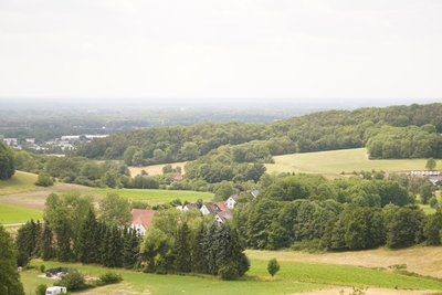 Vista dalla foresta di Teutoburgo