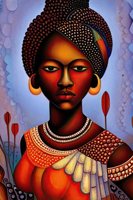 Vacker afrikansk kvinna 05