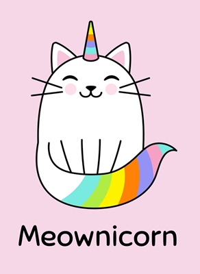 A funny Cat Unicorn Meownicorn