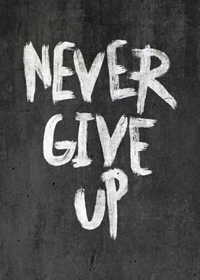 Gi aldri opp