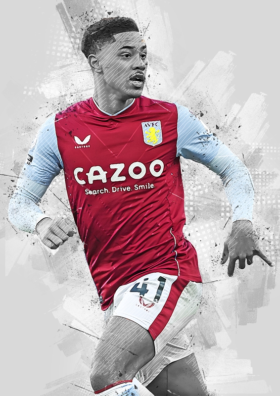 Jacob Ramsey Aston Villa Posters Prints By Mono K Printler