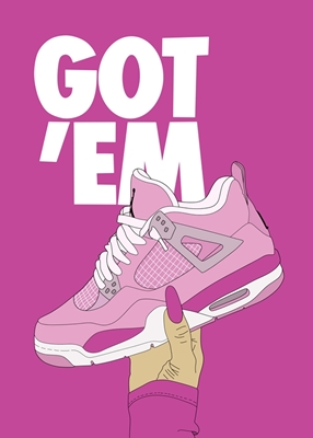 La sneaker rosa
