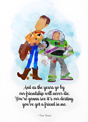 Toy Story ystävyys