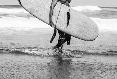 Surfista Preto e Branco Vibes 4