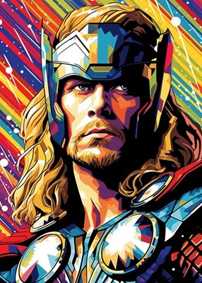 Thor Marvel Popart WPAP