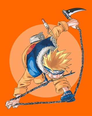 Naruto Manga farvet