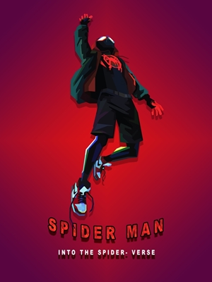 Spiderman i vektorkonst
