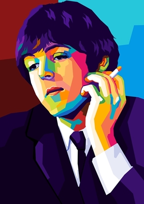 Paul McCartney Wpap Pop Art
