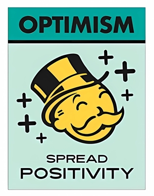Optimism sprider positivitet
