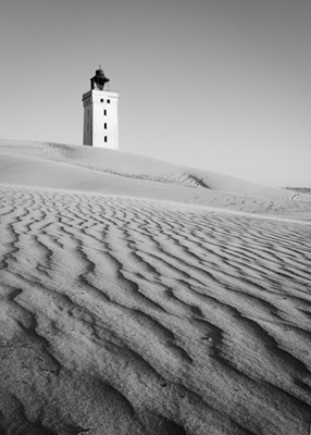 The lighthouse in the sand