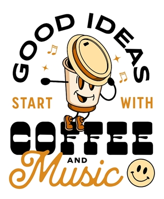 Goede koffie en muziek