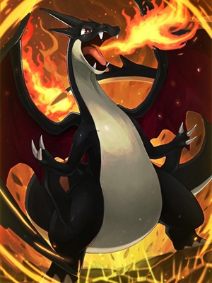 Charizard Negro - Pokemon