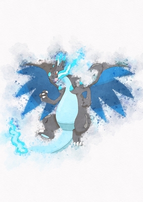 Mega Charizard Pokemon posters & prints by crystal maxwell - Printler