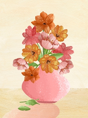 Fleurs dans un vase 