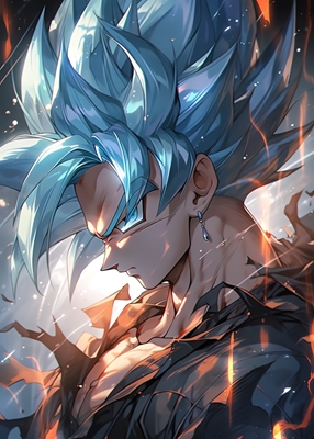 Niebieski Goku