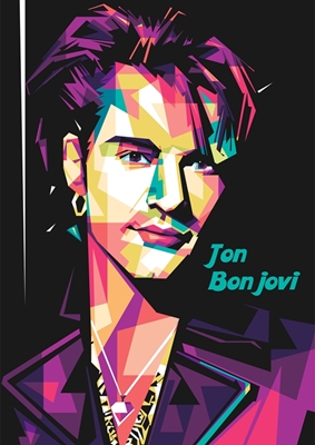 Jon Bon Jovi pop-art 