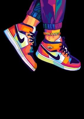 Sko Air Jordan Wpap Pop Art