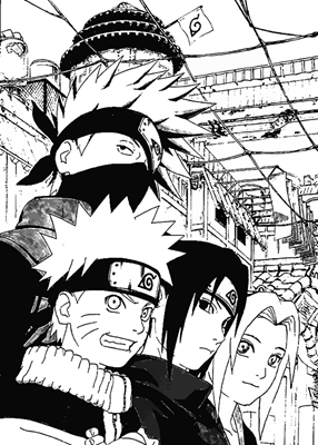 Naruto - Kakashi-teamet