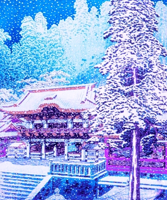 Winter bij de pagode