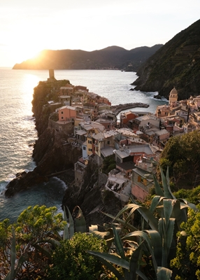 Sunset in Vernazza, Italy
