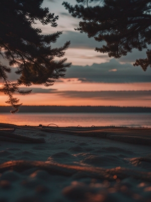 Östersjöns solnedgång