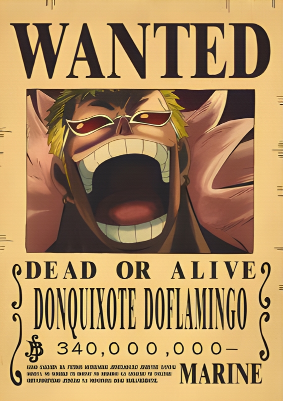 Donquixote Doflamingo Posters Prints By Hachico Printler