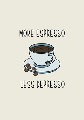 Enemmän espressoa vähemmän depressoa