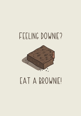 Sentindo Downie comer um brownie